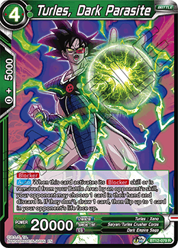 DBS Vicious Rejuvenation BT12-079 Turles, Dark Parasite Foil