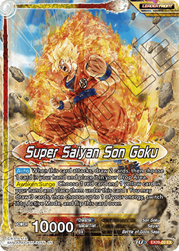 DBS Expansion Set 09: Saiyan Surge EX09-03 Super Saiyan Son Goku (Leader) Foil