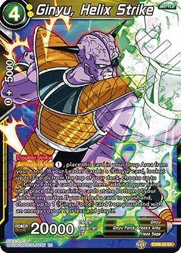 DBS Expansion Set 06: Special Anniversary Box EX06-25 Ginyu, Helix Strike Foil