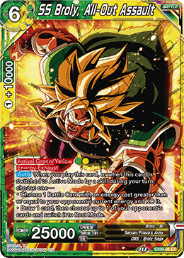 DBS Expansion Set 08: Magnificent Collection - Forsaken Warrior EX08-06 SS Broly, All-Out Assault