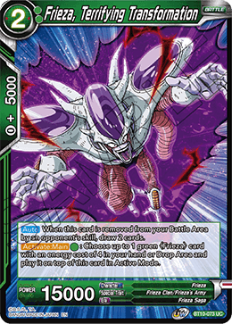 DBS Rise of the Unison Warrior BT10-073 Frieza, Terrifying Transformation