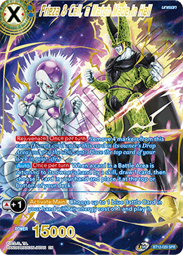 DBS Vicious Rejuvenation BT12-029 Frieza & Cell, a Match Made in Hell (SPR)