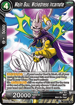 DBS Rise of the Unison Warrior BT10-126 Majin Buu, Wickedness Incarnate Foil