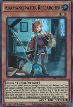 Yu-Gi-Oh! 2021 Tin of Ancient Battles Mega Pack MP21-EN225 Adamancipator Researcher Ultra Rare