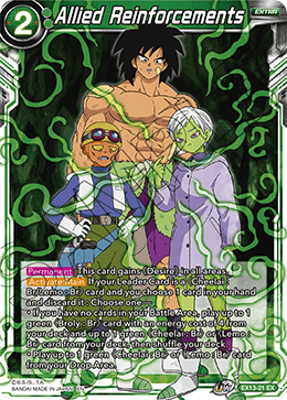 DBS Expansion Set 13: Special Anniversary Box 2020 EX13-21 Allied Reinforcements Foil