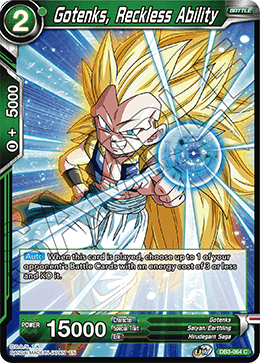 DBS Draft Box 6: Giant's Force DB3-064 Gotenks, Reckless Ability