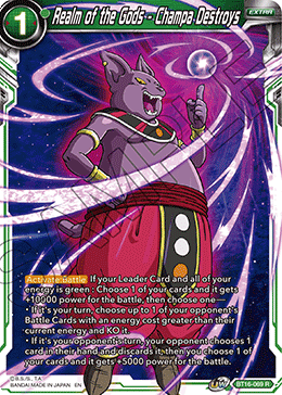 DBS Realm of the Gods BT16-069 Realm of the Gods - Champa Destroys