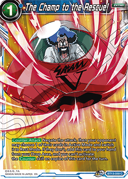 DBS Supreme Rivalry BT13-059 The Champ to the Rescue! Foil