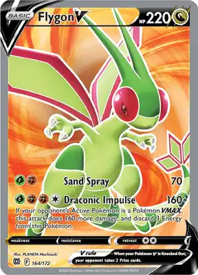 SWSH Brilliant Stars 164/172 Flygon V Full Art