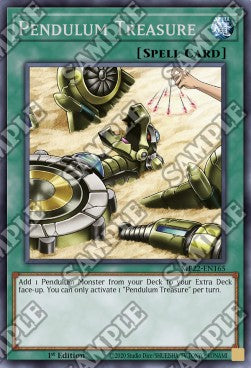 Yu-Gi-Oh! 2022 Tin of the Pharaoh's Gods Mega Pack MP22-EN165 Pendulum Treasure Rare