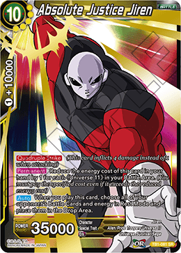 DBS The Tournament of Power TB1-081 Absolute Justice Jiren (SR)
