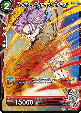 DBS Expansion Set 06: Special Anniversary Box EX06-01 Trunks, Surge of Energy