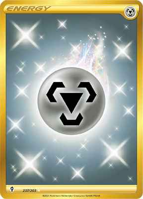 SWSH Evolving Skies 237/203 Metal Energy Secret Rare