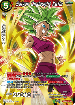 DBS Colossal Warfare BT4-019 Saiyan Onslaught Kefla (SR)