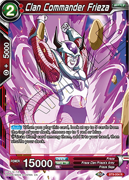 DBS Universal Onslaught BT9-004 Clan Commander Frieza Foil