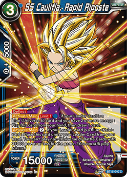 DBS Saiyan Showdown BT15-040 SS Caulifla, Rapid Riposte