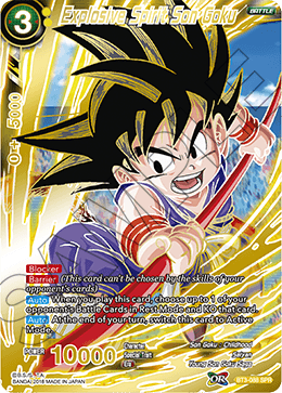 DBS Cross Worlds BT3-088 Explosive Spirit Son Goku (SPR)