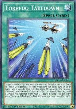 Yu-Gi-Oh! 2021 Tin of Ancient Battles Mega Pack MP21-EN078 Torpedo Takedown
