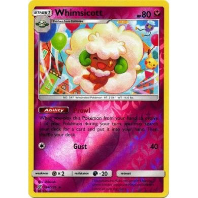 SM Unified Minds 144/236 Whimsicott Reverse Holo