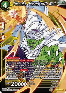 DBS Clash of Fates TB3-053 Piccolo, Fused with Nail (SR)