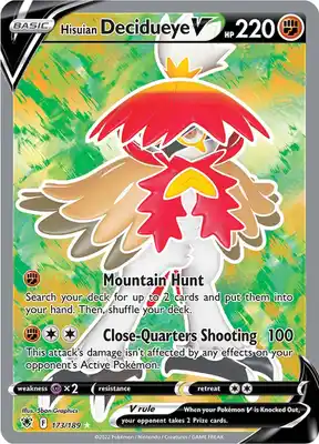 SWSH Astral Radiance 173/189 Hisuian Decidueye V Full Art