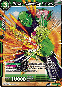 DBS Saiyan Showdown BT15-076 Piccolo, Confronting Invasion