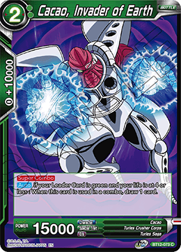 DBS Vicious Rejuvenation BT12-073 Cacao, Invader of Earth