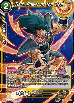 DBS Saiyan Showdown BT15-110 Daiz, Power of the Tree