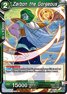 DBS Rise of the Unison Warrior BT10-085 Zarbon the Gorgeous Foil