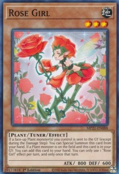 Yu-Gi-Oh! 2021 Tin of Ancient Battles Mega Pack MP21-EN088 Rose Girl
