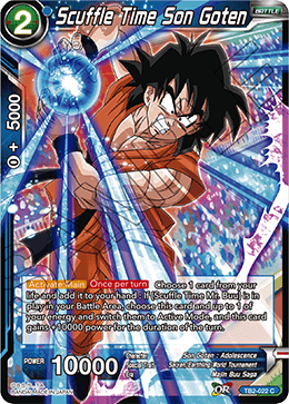 DBS World Martial Arts Tournament TB2-022 Scuffle Time Son Goten Foil