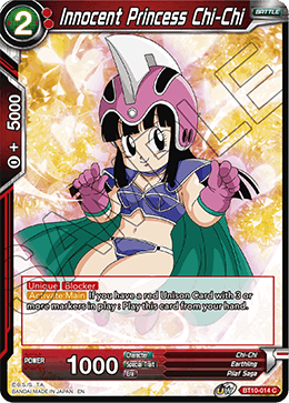 DBS Rise of the Unison Warrior BT10-014 Innocent Princess Chi-Chi