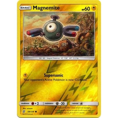 SM Unified Minds 058/236 Magnemite Reverse Holo