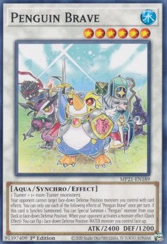 Yu-Gi-Oh! 2021 Tin of Ancient Battles Mega Pack MP21-EN189 Penguin Brave