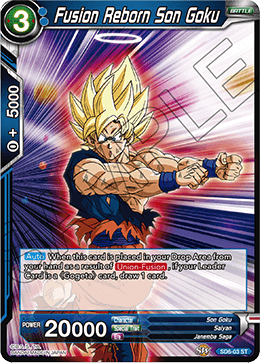 DBS Series 5 Starter Resurrected Fusion SD6-003 Fusion Reborn Son Goku