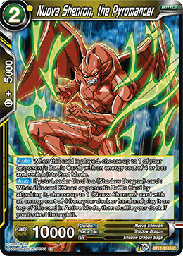 DBS Vicious Rejuvenation BT12-110 Nuova Shenron, the Pyromancer