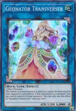 Yu-Gi-Oh! 2021 Tin of Ancient Battles Mega Pack MP21-EN199 Geonator Transverser Super Rare