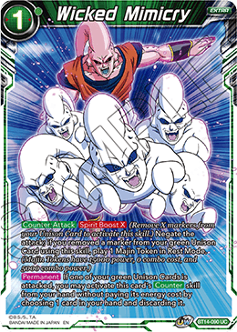 DBS Cross Spirits BT14-090 Wicked Mimicry Foil