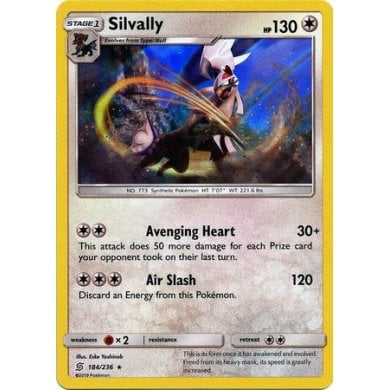 SM Unified Minds 184/236 Silvally Holo Rare