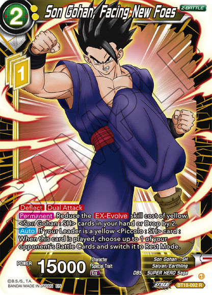 DBS Dawn of the Z-Legends BT18-092 Son Gohan, Facing New Foes
