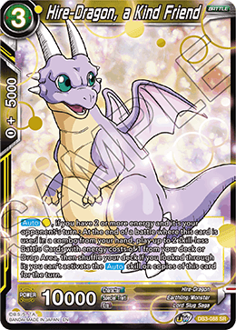 DBS Draft Box 6: Giant's Force DB3-088 Hire-Dragon, a Kind Friend (SR)