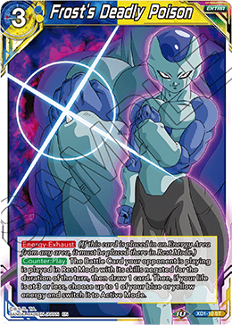 DBS Expert Deck: Universe 6 Assailants XD1-10 Frost's Deadly Poison Foil