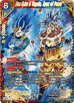 DBS Universal Onslaught BT9-136 Son Goku & Vegeta, Apex of Power (SCR)