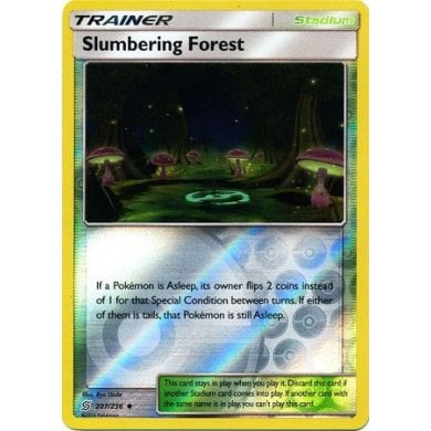 SM Unified Minds 207/236 Slumbering Forest Reverse Holo