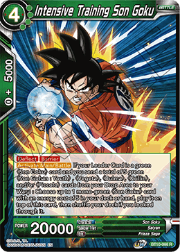 DBS Rise of the Unison Warrior BT10-066 Intensive Training Son Goku Foil