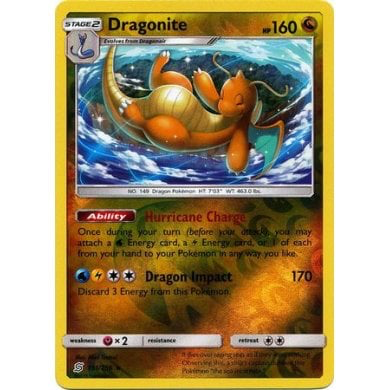 SM Unified Minds 151/236 Dragonite Reverse Holo
