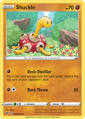 SWSH Vivid Voltage 085/185 Shuckle Reverse Holo