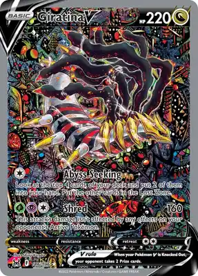 SWSH Lost Origin 186/196 Giratina V Alternate Art