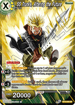 DBS Supreme Rivalry BT13-093 SS Trunks, Altering the Future (SR)