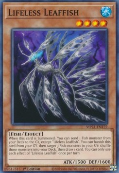 Yu-Gi-Oh! 2021 Tin of Ancient Battles Mega Pack MP21-EN122 Lifeless Leaffish